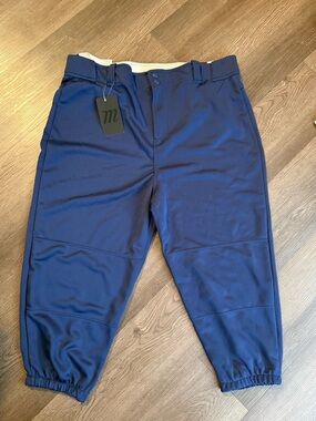 Men's Navy Performance FastPitch Baseball Pants
